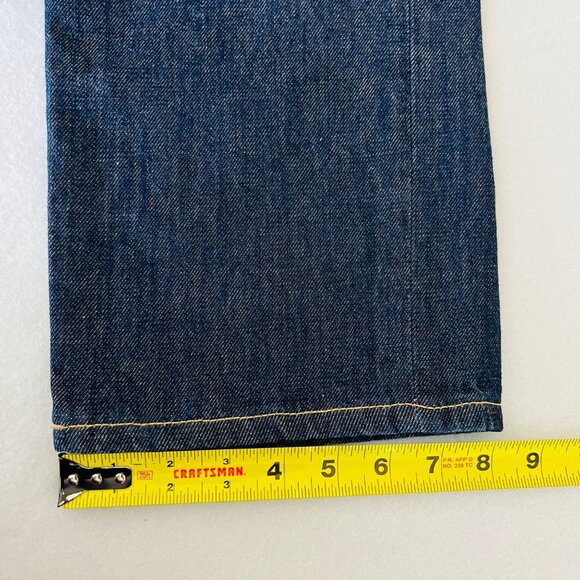 Zara Women Distressed Slim Full-Length Straight Leg Mid Rise Blue Jeans Sz 6 NWT - Picture 15 of 16